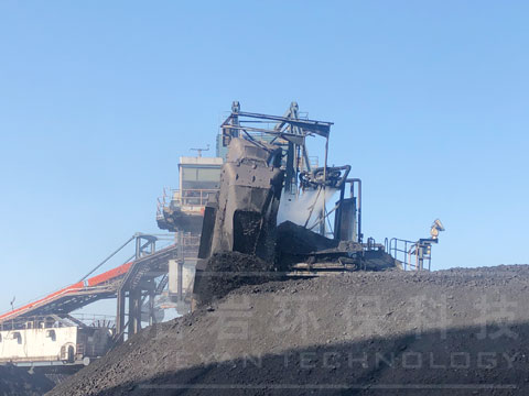 堆取料机斗轮机干雾抑尘